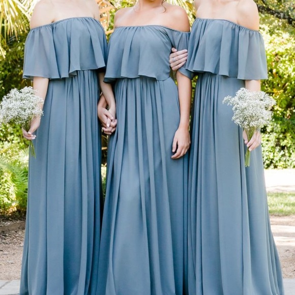 abigail chiffon dress